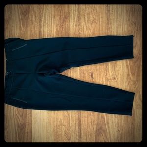 Black slim fit trousers